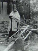 Вид храма перед началом восстановительных работ. Вид храма перед началом восстановительных работ.